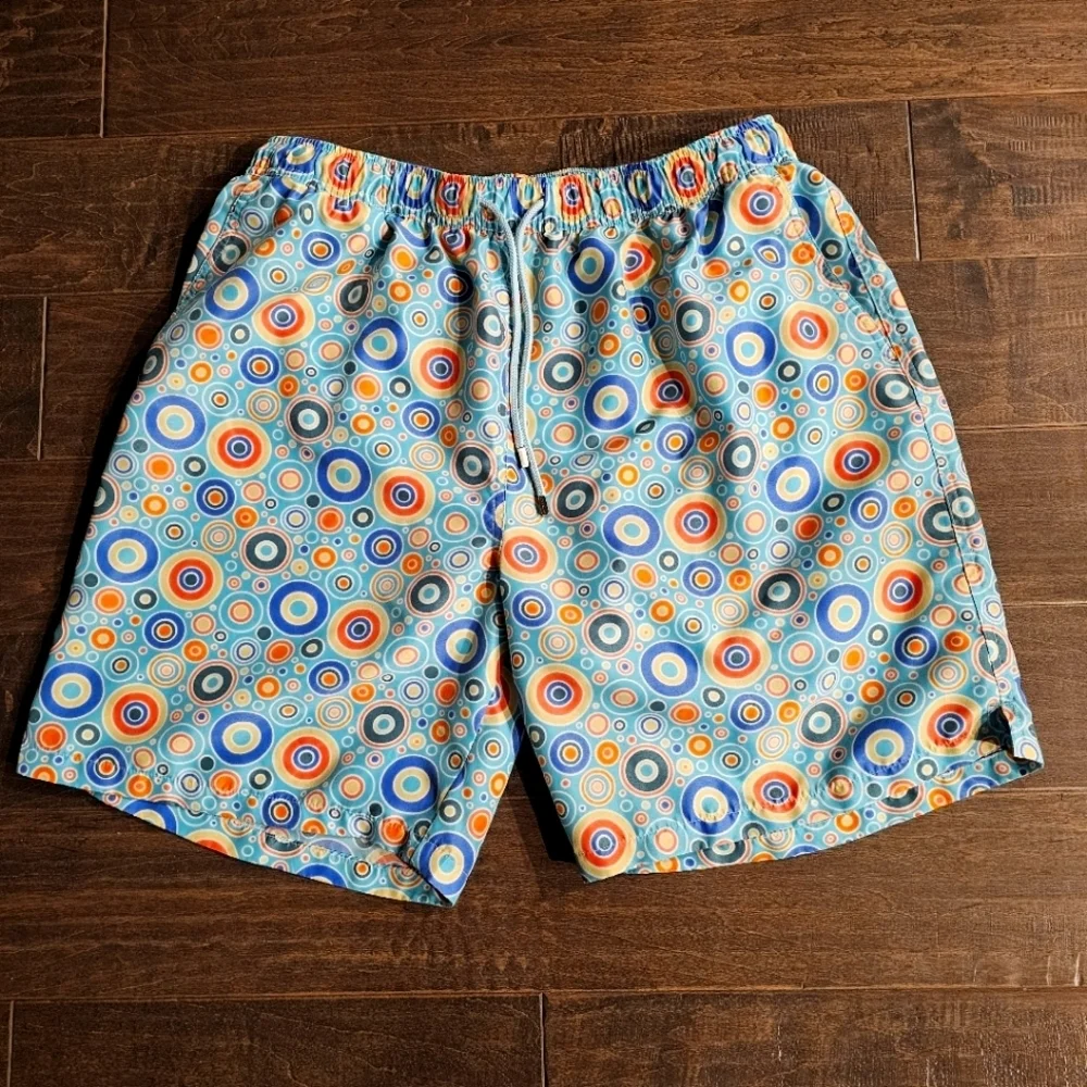 Peter Millar Men's Multicolor Swim Shorts sz xl - Picture 3 of 8